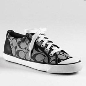 Signature Coach Tennis Shoes/ Canvas Lace Up